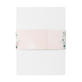 ユーカリ緑のアネモンフローラ素朴結婚性 招待状ベリーバンド (裏面例)