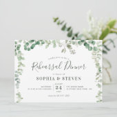 ユーカリ緑のリースリハーサル 招待状 (スタンド正面)