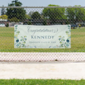 ユーカリ緑の卒業祝い 横断幕 (インサイチュ)