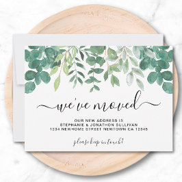ユーカリ緑の引っ越しました発表 案内状