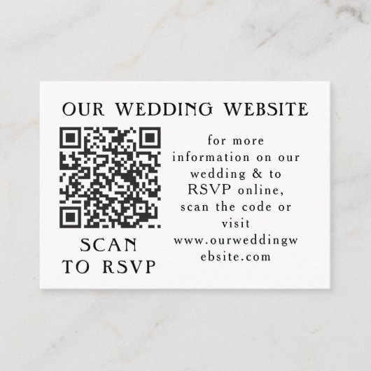 ユーカリ緑の枠グリーンブルーホワイトくもの巣QR エンクロージャーカード (正面)