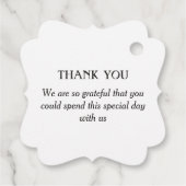 ユーカリ緑の枠グリーンブルーホワイトファンシー フェイバータグ (裏面)