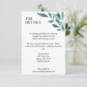 ユーカリ緑の枠グリーンブルーホワイトブラック エンクロージャーカード (スタンド正面)