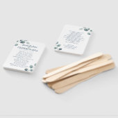 ユーカリ緑の水の色の葉ほこりっぽい青 ハンドファン (組立なし)