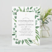 ユーカリ緑の確認 招待状 (スタンド正面)