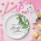 ユーカリ緑の紙プレート ペーパープレート (パーティー)