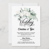 ユーカリ緑の結婚披露宴 招待状 (正面)