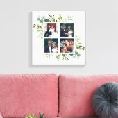 ユーカリ緑の結婚葉の写真広場 キャンバスプリント (インサイチュ (リビング))