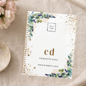 ユーカリ緑の金ゴールドビジネスロゴ2025 プランナー手帳