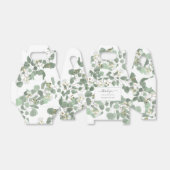 ユーカリ緑の銀ドルガムの花 フェイバーボックス (折り畳みなし)