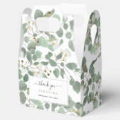 ユーカリ緑の銀ドルガムの花 フェイバーボックス (オープン)