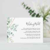 ユーカリ緑の願い井戸カード エンクロージャーカード (スタンド正面)