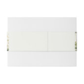 ユーカリ緑エレガント植物学結婚院 招待状ベリーバンド (裏面例)