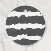 ユーカリ緑シンプル草モダン フェイバータグ (裏面)