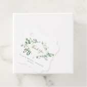 ユーカリ緑ブライダルシャワーメッセージカード フェイバータグ (インサイチュ)
