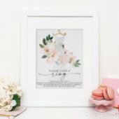 ユーカリ緑ブライダルシャワーリングや輪ゲームポスター ポスター