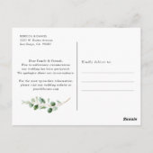 ユーカリ緑化計画の幾何学的変更 ポストカード (裏面)