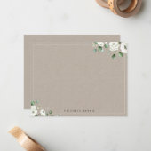 ユーカリ緑地フローラパーソナライズされた文具 ノートカード (正面/裏面インサイチュ)