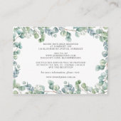 ユーカリ緑結婚園金ゴールド詳細情報 エンクロージャーカード (正面)