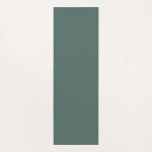 ユーカリ緑色多肉紫色の緑の花 ヨガマット (裏面)