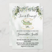 ユーカリ緑茶ブライダルシャワー招待 シーズンカード (正面/裏面)