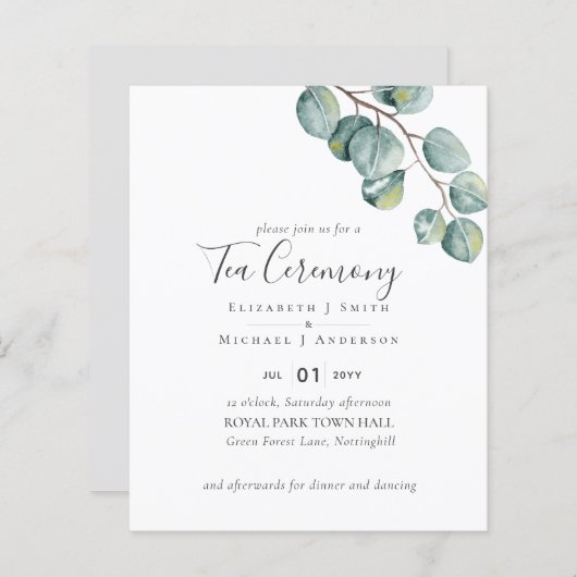 ユーカリ緑茶会 (正面/裏面)