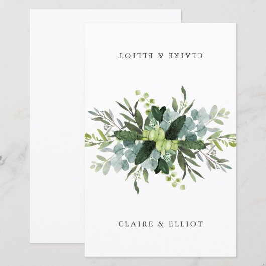 ユーカリ緑葉座席表 (正面/裏面)