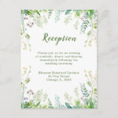 ユーカリ緑離れ樹の結婚披露宴 エンクロージャーカード (正面)