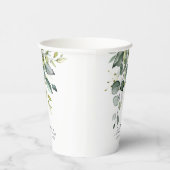 ユーカリ緑離れ草の水色 紙コップ (右)