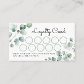 ユーカリ緑離れ ロイヤリティカード (正面)