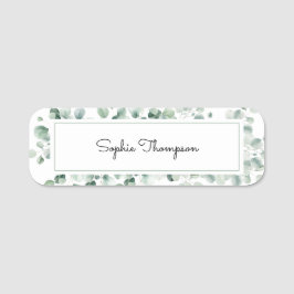 ユーカリ緑離れ 名札