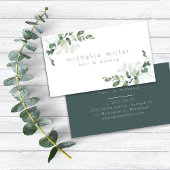 ユーカリ緑 名刺