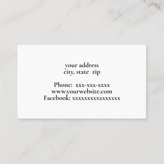 ユーカリ縁ど 名刺 (裏面)