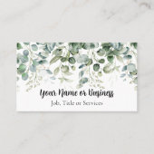 ユーカリ縁ど 名刺 (正面)