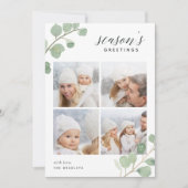 ユーカリ色彩の鮮やかプトゥス |写真コラージュカード シーズンカード (正面)