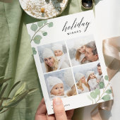 ユーカリ色彩の鮮やかプトゥス |写真コラージュカード シーズンカード