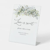 ユーカリ花の愛は甘いサインである 台座サイン (正面)