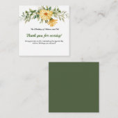 ユーカリ花サンキューカード ノートカード (正面/裏面)