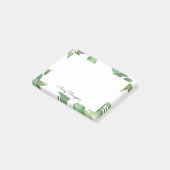 ユーカリ葉の名前の追加 ポストイット (アングル)