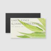 ユーカリ葉の水の色の葉の日付を保存 (正面/裏面)