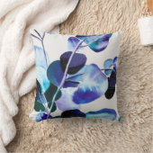 ユーカリ葉ガム水彩画 クッション (ブランケット)