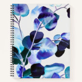 ユーカリ葉ガム水彩画 ノートブック (正面)