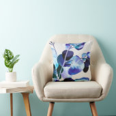 ユーカリ葉ガム水色 クッション (椅子)