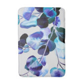 ユーカリ葉ガム水色 バスマット (正面縦)