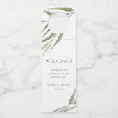 ユーカリ葉ガム緑 ボトルネックタグ (正面)