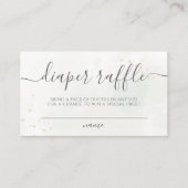 ユーカリ葉グリーおむつラッフル エンクロージャーカード (正面)