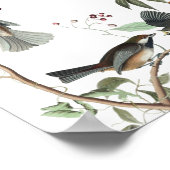 ユーカリ葉グリーの結婚シーティングチャート ポスター (角)