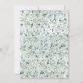 ユーカリ葉グリーバプテス招待状 招待状 (裏面)