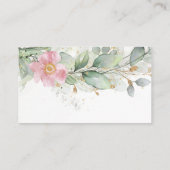 ユーカリ葉グ・グリーナリー・ウェディングレセプション エンクロージャーカード (裏面)