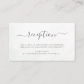 ユーカリ葉グ・グリーナリー・ウェディングレセプション エンクロージャーカード (正面)